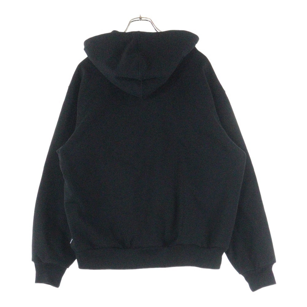 SUPREME(シュプリーム) 24AW Arc Thermal Zip Up Hooded Sweatshirt アーチロゴ サーマルジップフーディー パーカー ブラック/ホワイト