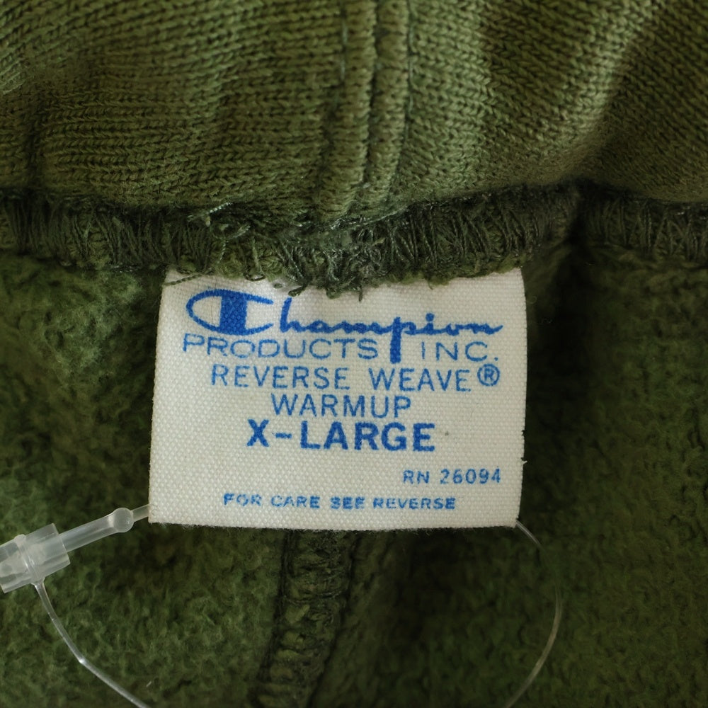 CHAMPION(チャンピオン) JOURNAL STANDARD relume別注 ロゴワッペン刺繍 リバースウィーブスウェットパンツ グリーン C8-W230