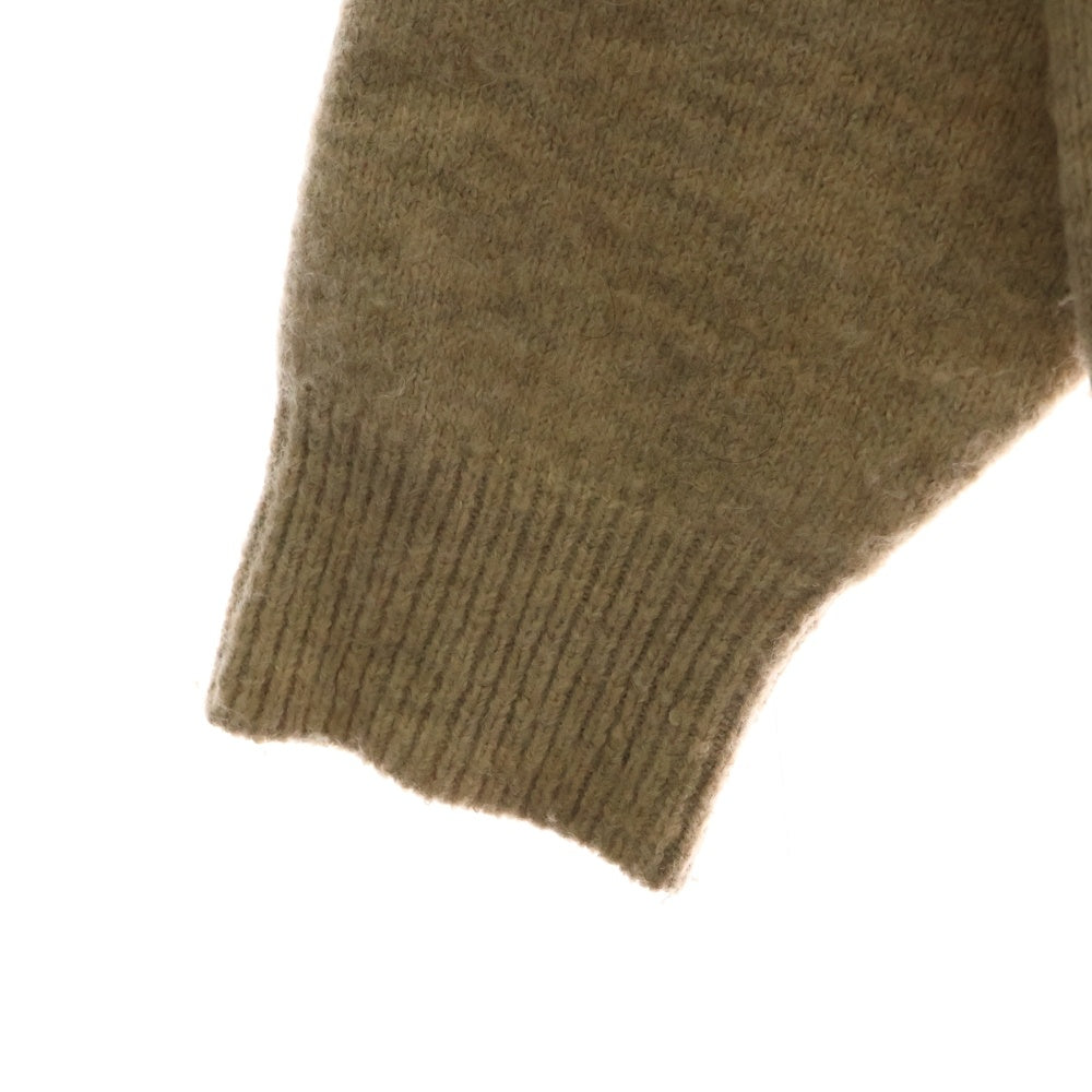 niko and(ニコアンド) ポイントカラーニット 長袖クルーネックセーター ベージュ 166936