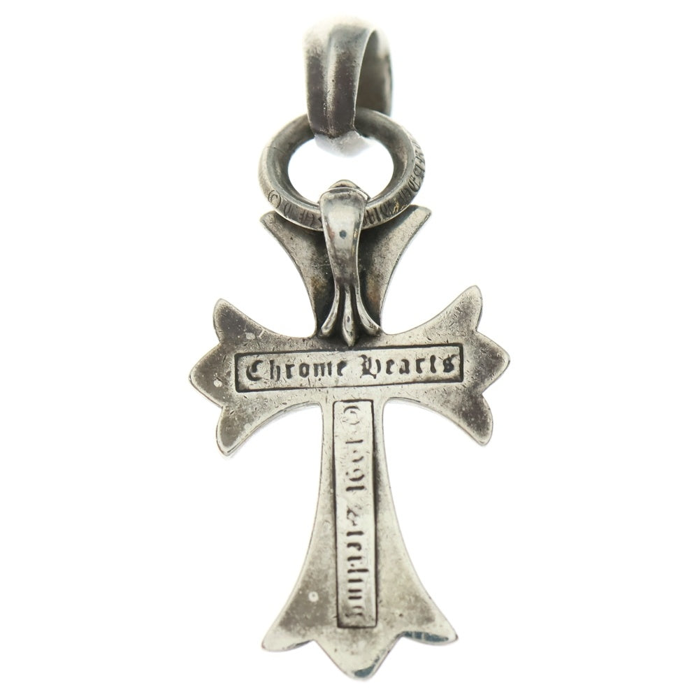 CHROME HEARTS(クロムハーツ) CH CRS SML W/BALE Wベイル スモールCHクロス ペンダントトップ シルバー BCA218