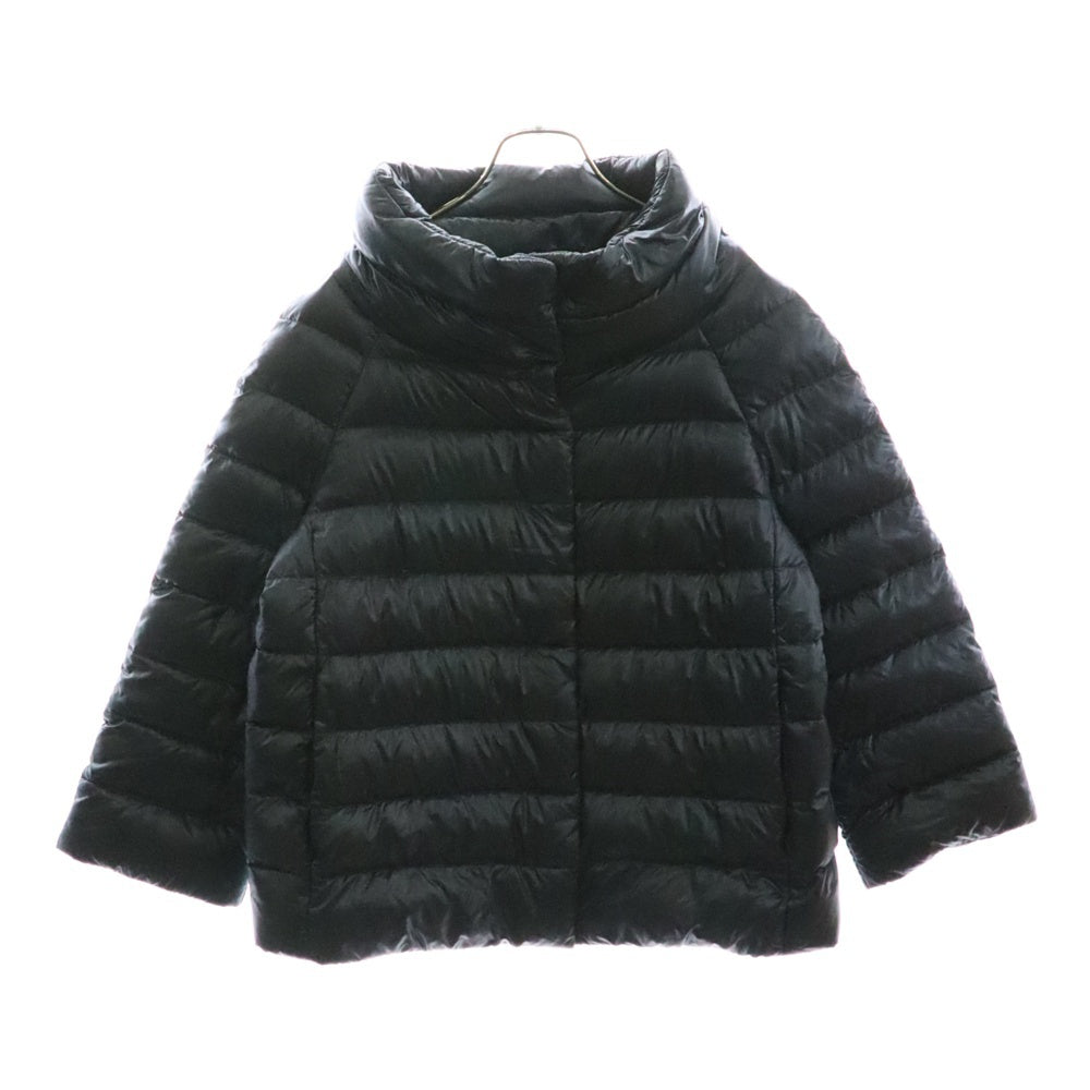 HERNO(ヘルノ) ICONICO SOFIA スタンドネック スナップダウンジャケット レディース ネイビー PI0046DIC-12017-9225