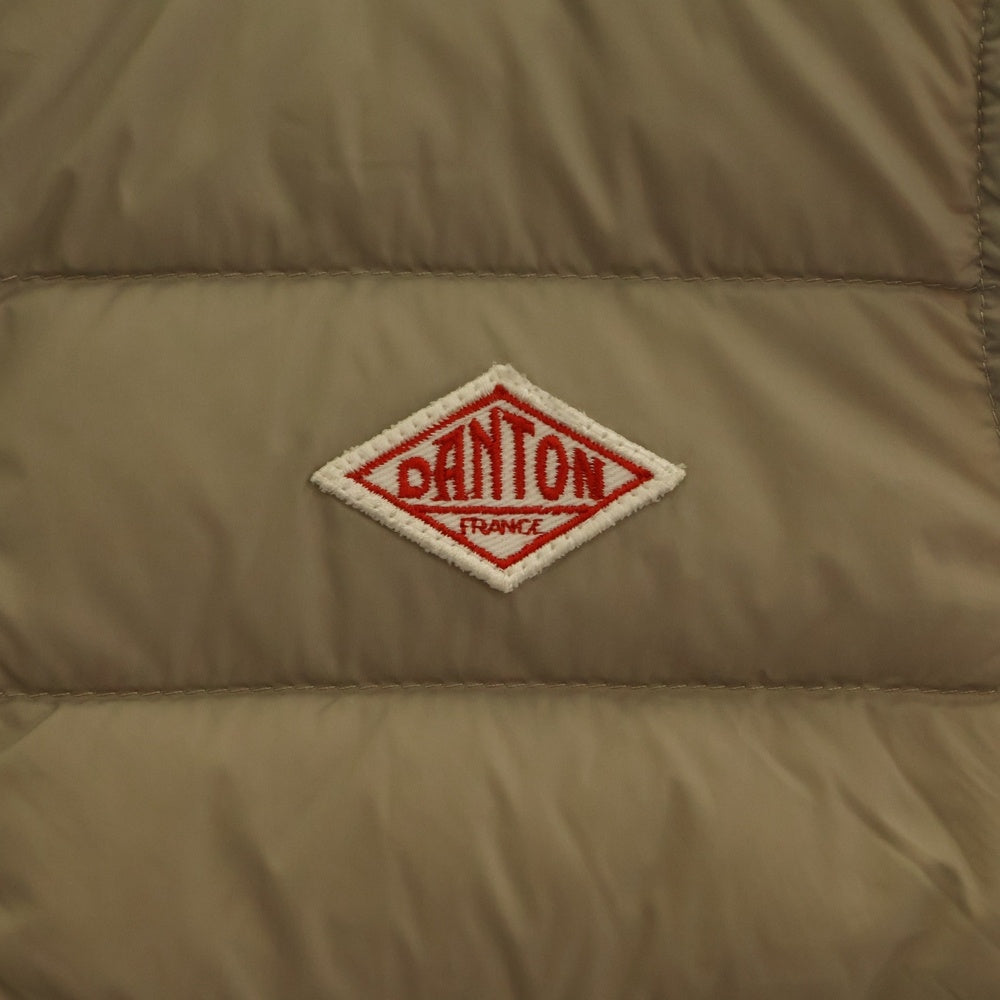 DANTON(ダントン) Inner Down Vest ロゴワッペン インナー ダウン ベスト ベージュ レディース 18A‐KW‐001