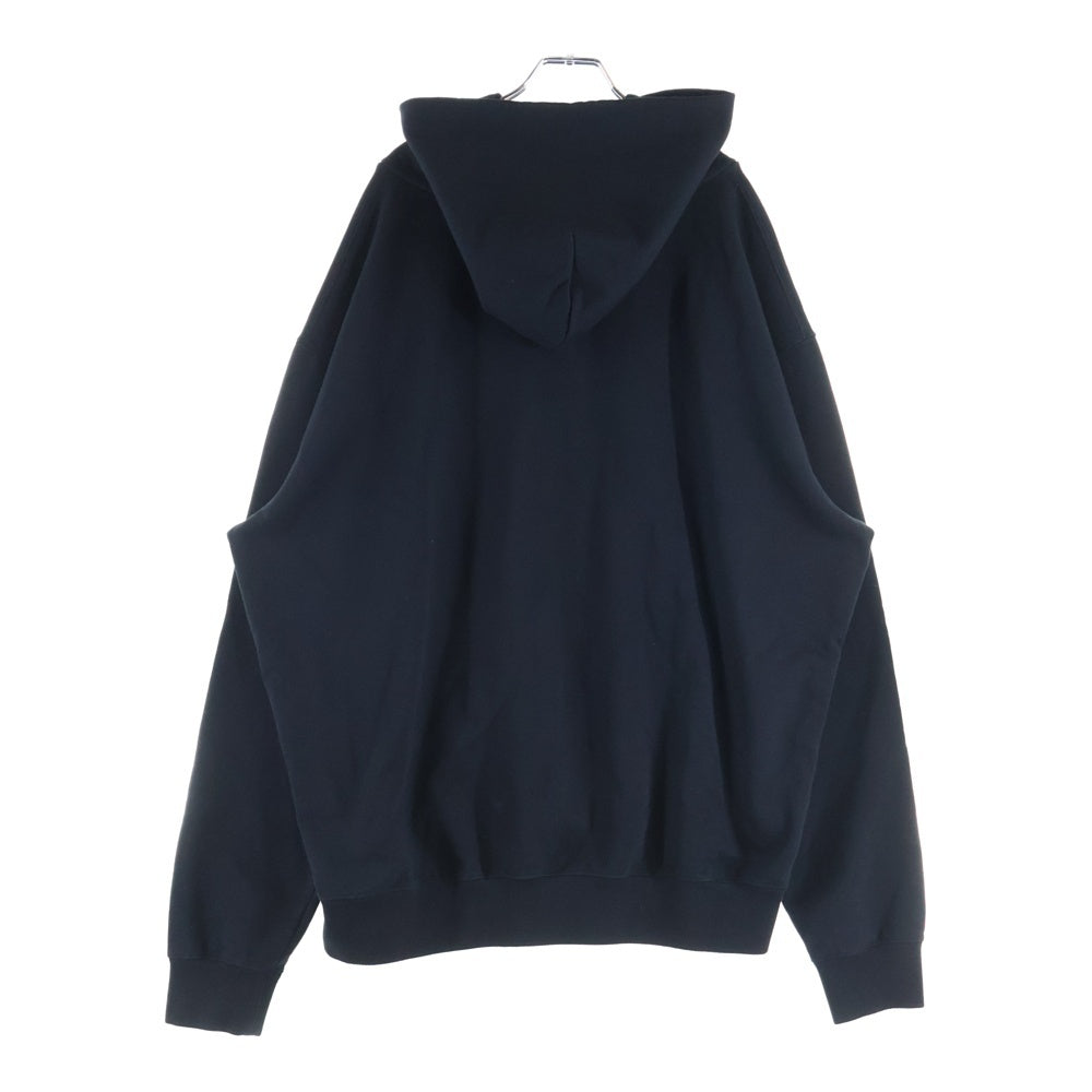 Maison Margiela 1 10(メゾンマルジェラ 1 10) 23SS NUMBERS LOGO HOODIE ナンバーズロゴ プリント プルオーバーフーディー パーカー スウェット ブラック S50GU0202 S25505