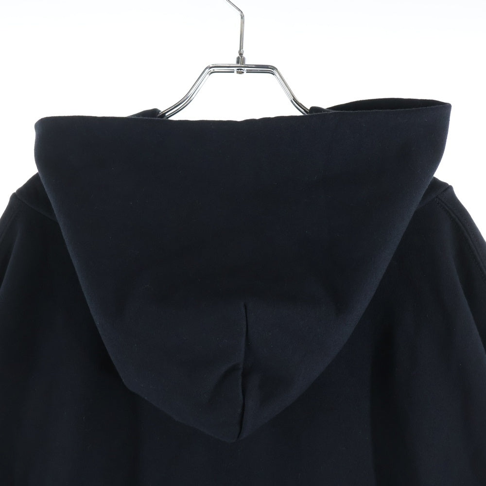 Maison Margiela 1 10(メゾンマルジェラ 1 10) 23SS NUMBERS LOGO HOODIE ナンバーズロゴ プリント プルオーバーフーディー パーカー スウェット ブラック S50GU0202 S25505