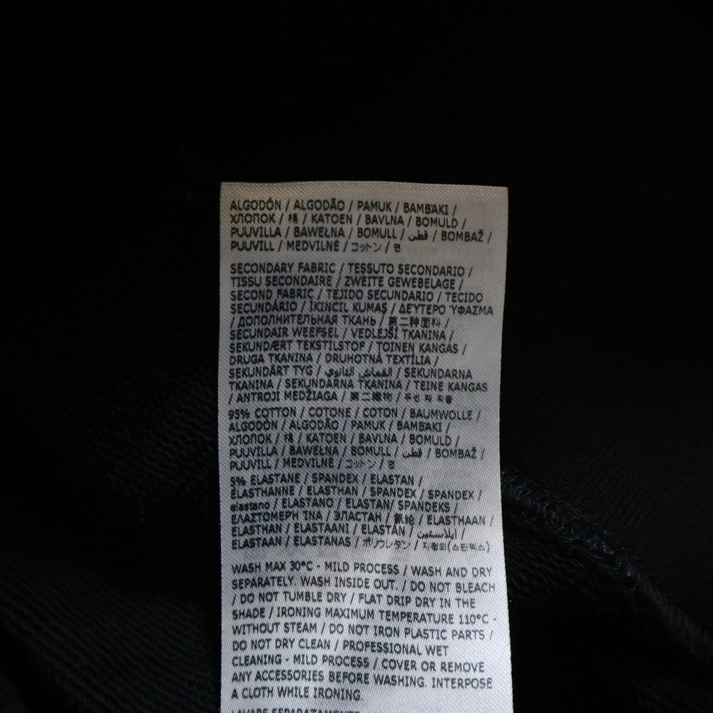 Maison Margiela 1 10(メゾンマルジェラ 1 10) 23SS NUMBERS LOGO HOODIE ナンバーズロゴ プリント プルオーバーフーディー パーカー スウェット ブラック S50GU0202 S25505
