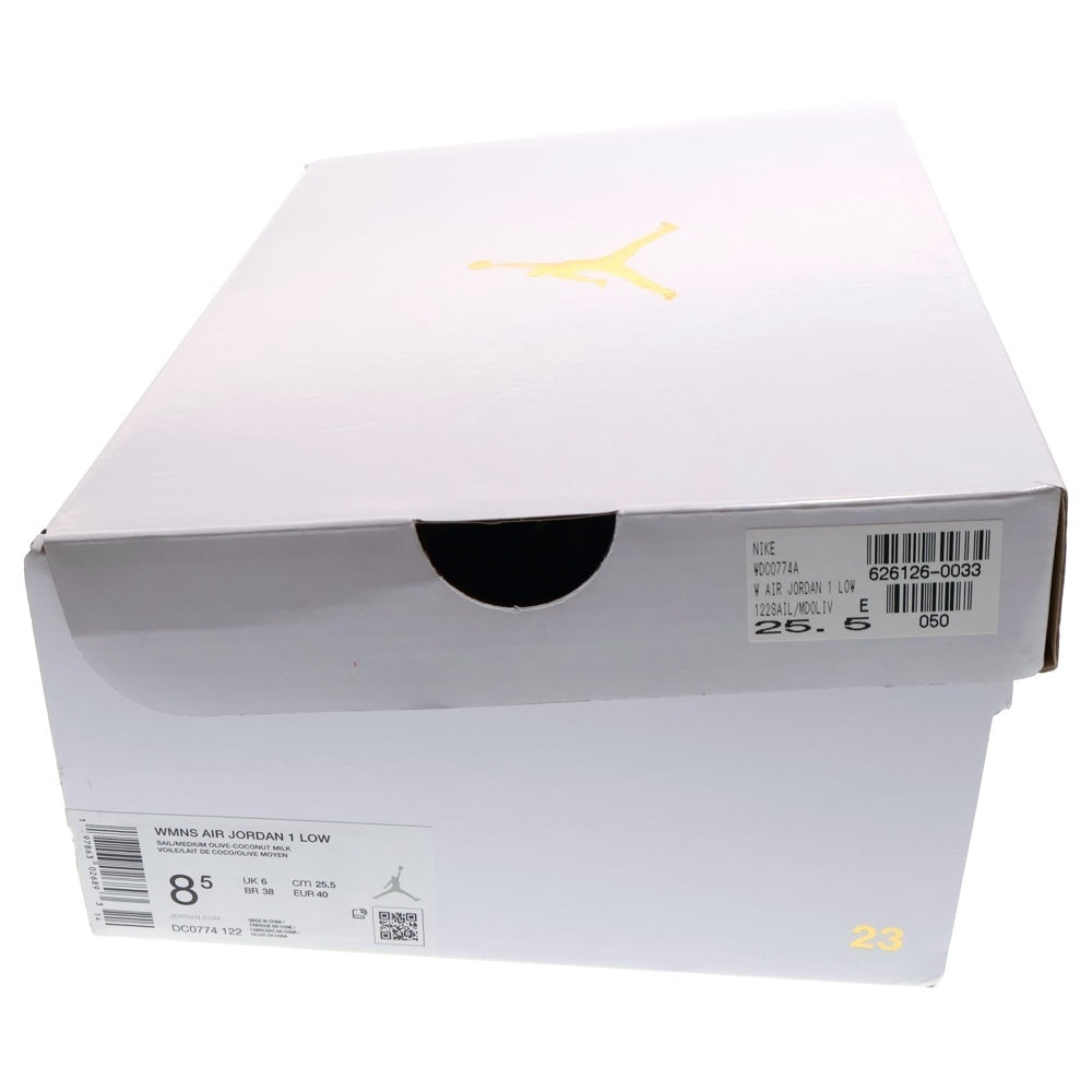 NIKE(ナイキ) WMNS AIR JORDAN 1 LOW ウィメンズ エアジョーダン 1 ローカットスニーカー カーキ US8.5/25.5cm DC0774-122