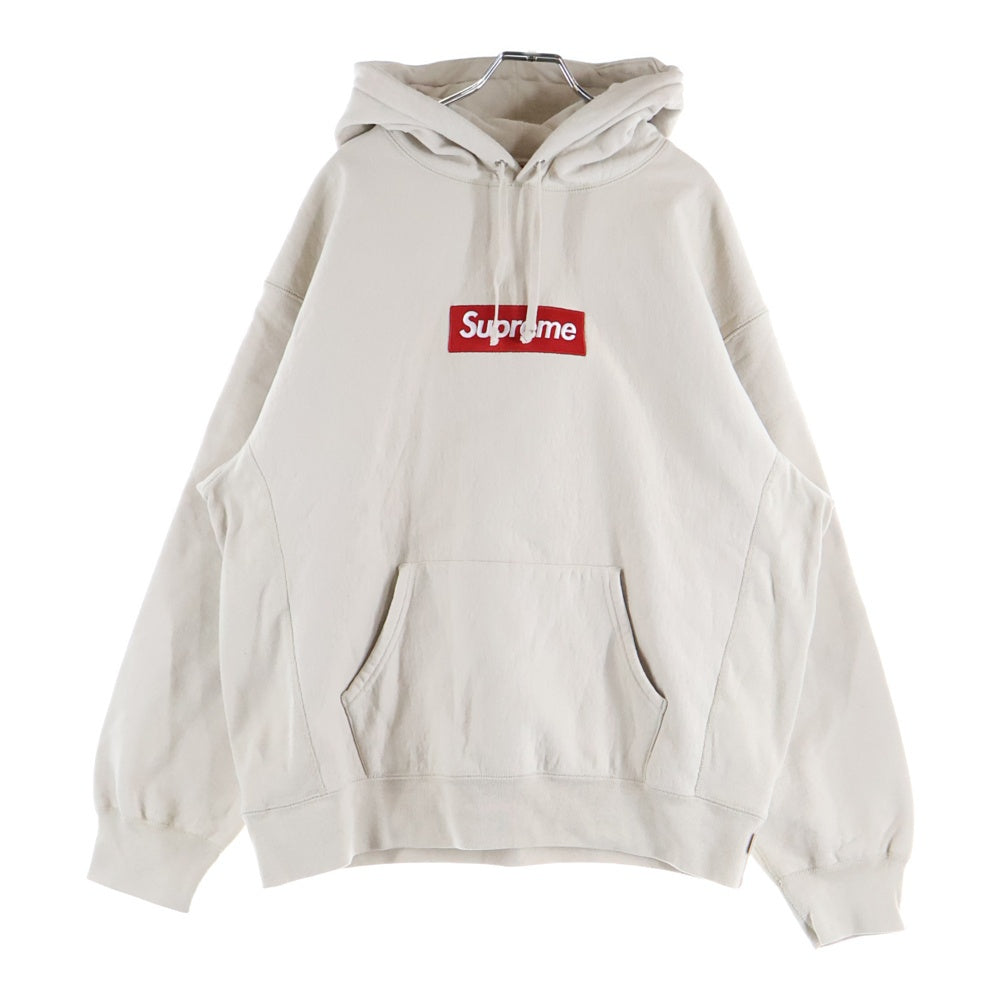SUPREME(シュプリーム) 24AW Box Logo Hooded Sweatshirt ボックスロゴ プルオーバー スウェット パーカー フーディー アイボリー