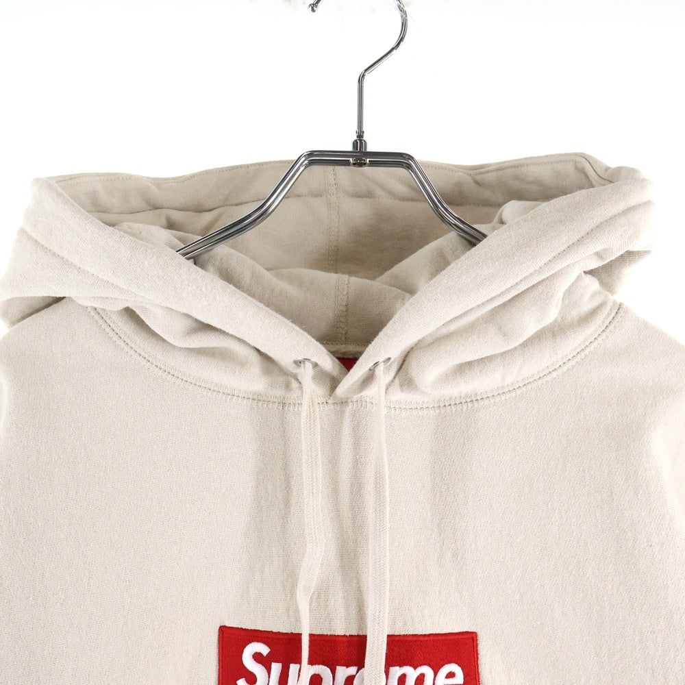SUPREME(シュプリーム) 24AW Box Logo Hooded Sweatshirt ボックスロゴ プルオーバー スウェット パーカー フーディー アイボリー