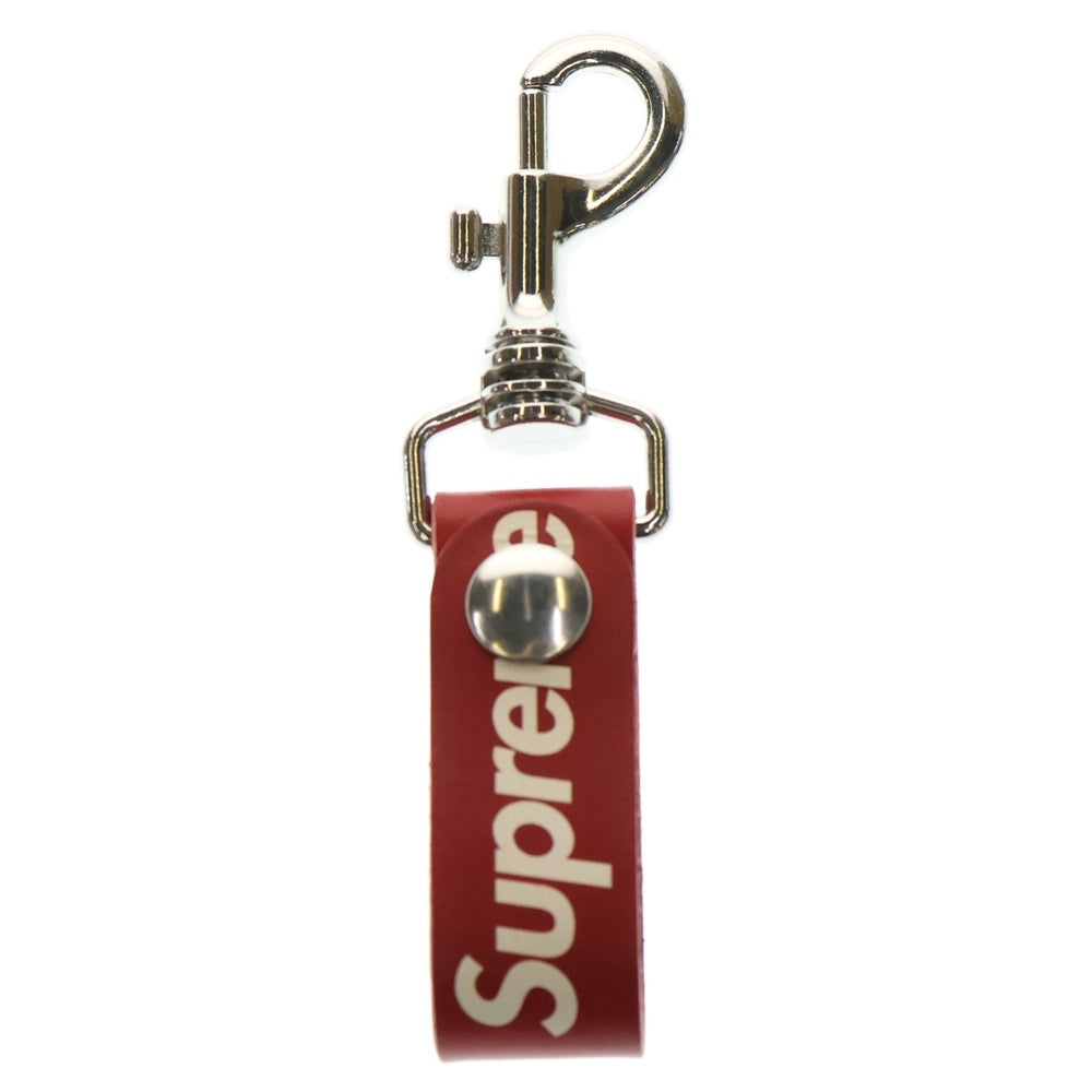 SUPREME(シュプリーム) 21SS Leather Key Loop レザー キーループ キーホルダー キーチェーン レッド