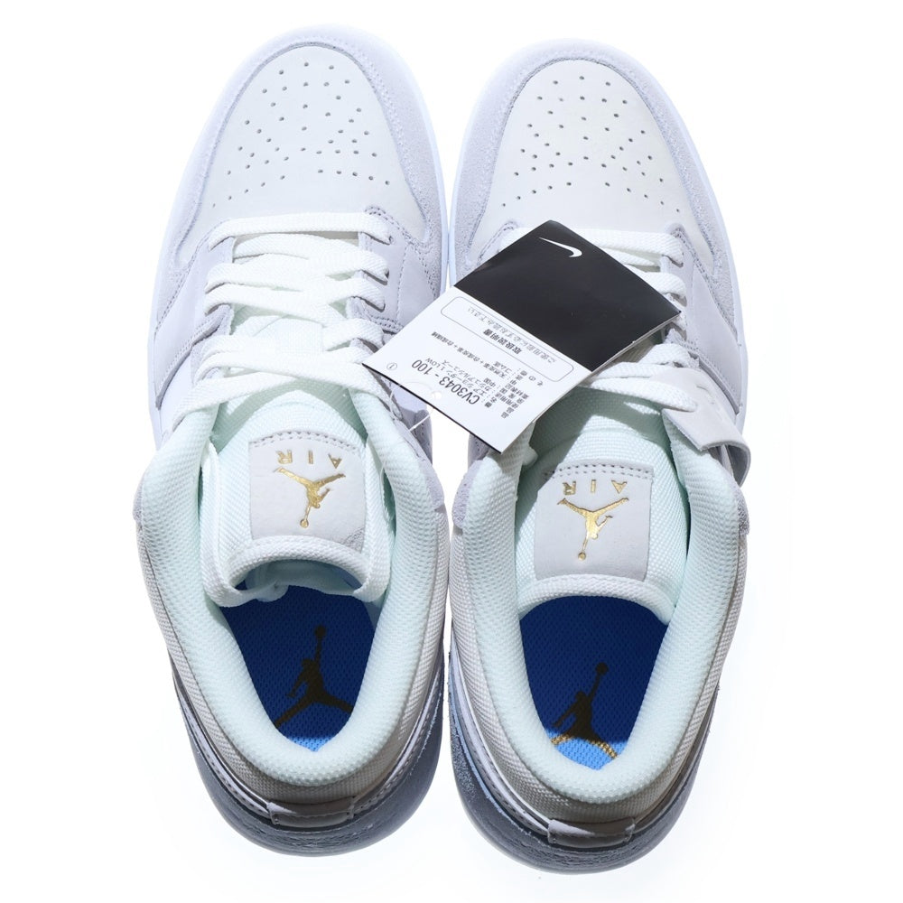 NIKE(ナイキ) AIR JORDAN 1 LOW PARIS エアジョーダン1 パリス ローカットスニーカー グレー/ホワイト US10.5/28.5cm CV3043-100