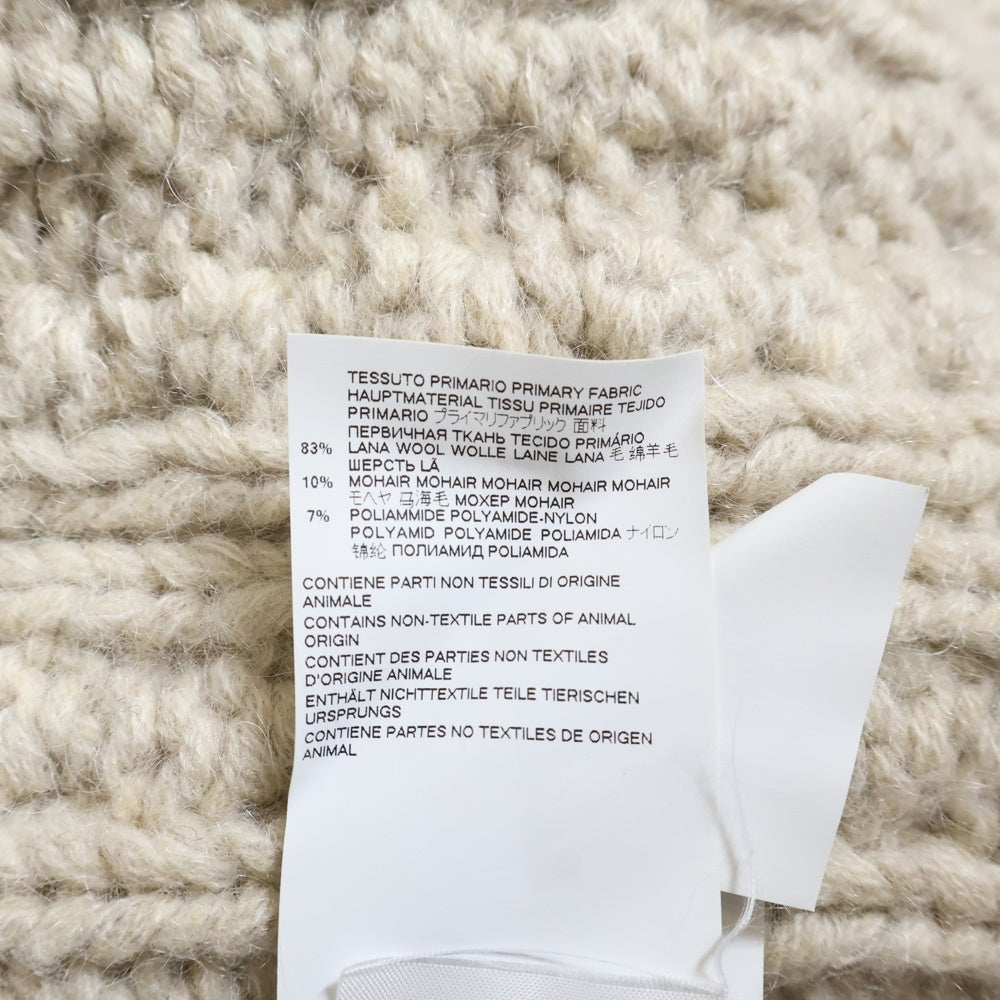 Maison Margiela 1(メゾンマルジェラ) 20AW ケーブルニット ショートレングス カーディガン セーター レディース アイボリー S51GP0196