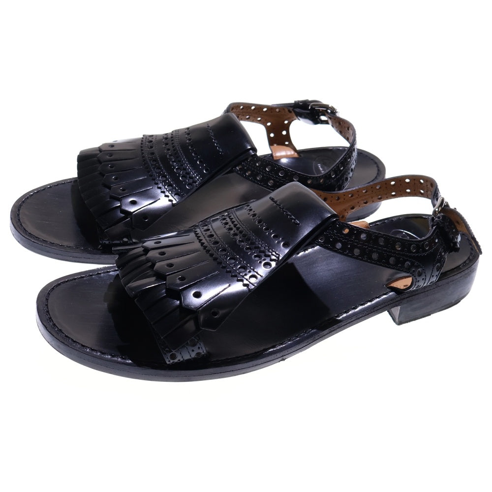 Church's(チャーチ) ROCHELLE ラロシェル タッセル レザーサンダル シューズ レディース ブラック DX0011