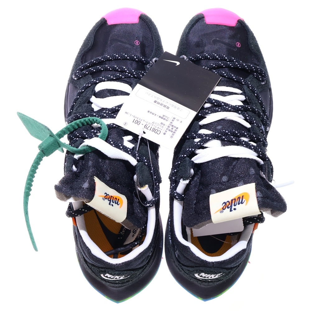 NIKE(ナイキ) ×OFF-WHITE WMNS ZOOM TERRA KIGER 5 OW オフホワイト ウィメンズ ズームテラカイガー ラバースパイク ローカットスニーカー ブラック US7/24cm CD8179-001