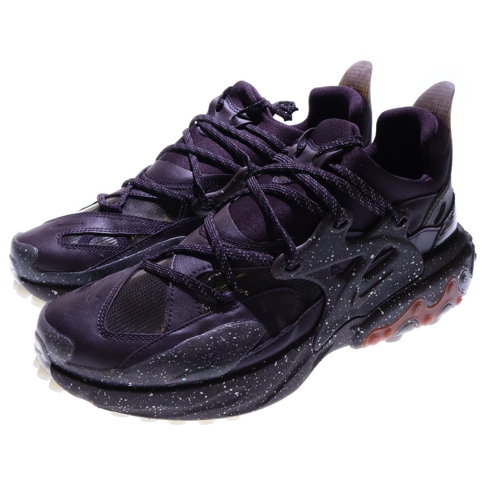 NIKE(ナイキ) ×UNDERCOVER REACT MAHOGANY アンダーカバー リアクト マホガニー ローカットスニーカー ブラック US10.5/28.5cm CU3459-200