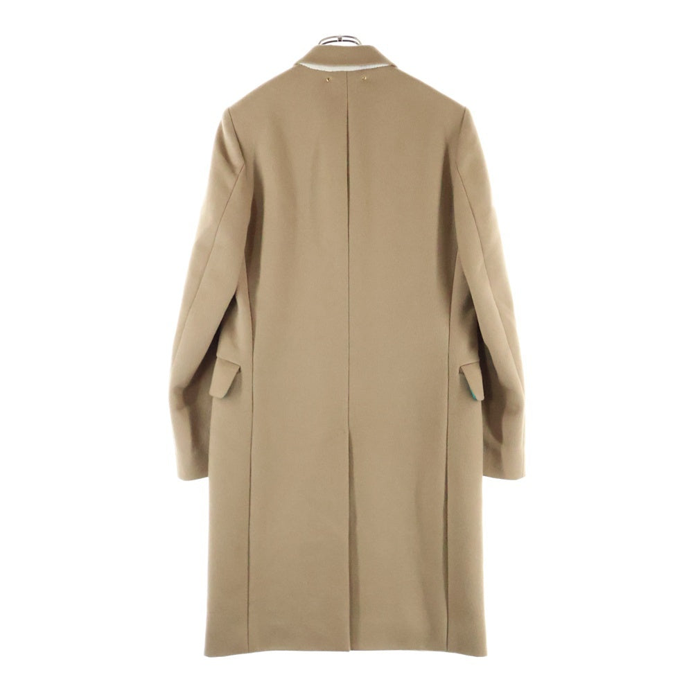 Paul Smith(ポールスミス) ウール ロングチェスターコート ブラウン PF-IS-78977