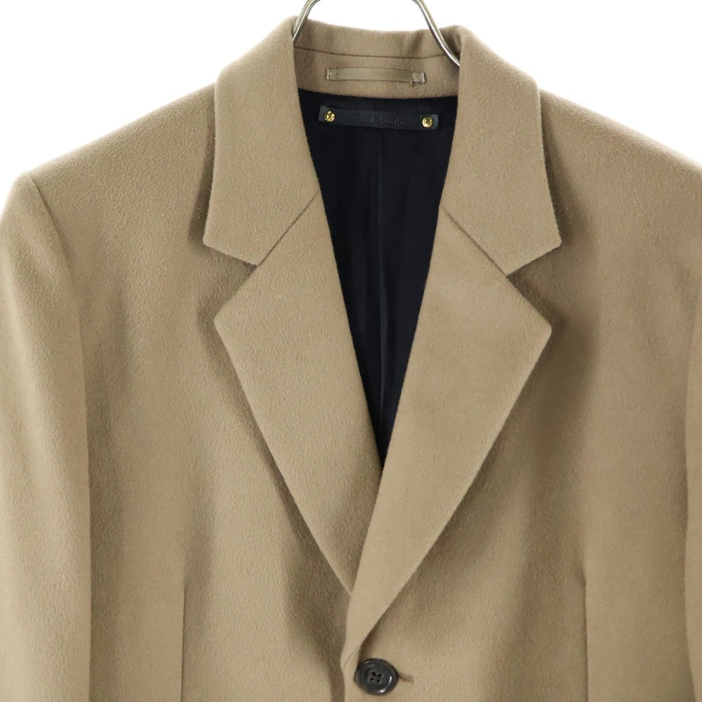 Paul Smith(ポールスミス) ウール ロングチェスターコート ブラウン PF-IS-78977