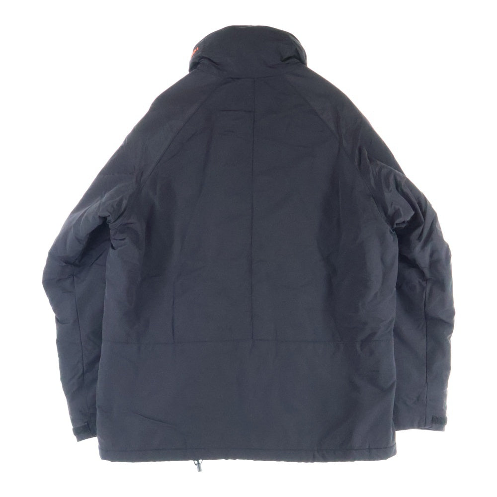 Abercrombie&Fitch(アバクロンビーアンドフィッチ) ジップアップ ナイロン フーデットジャケット ブラック