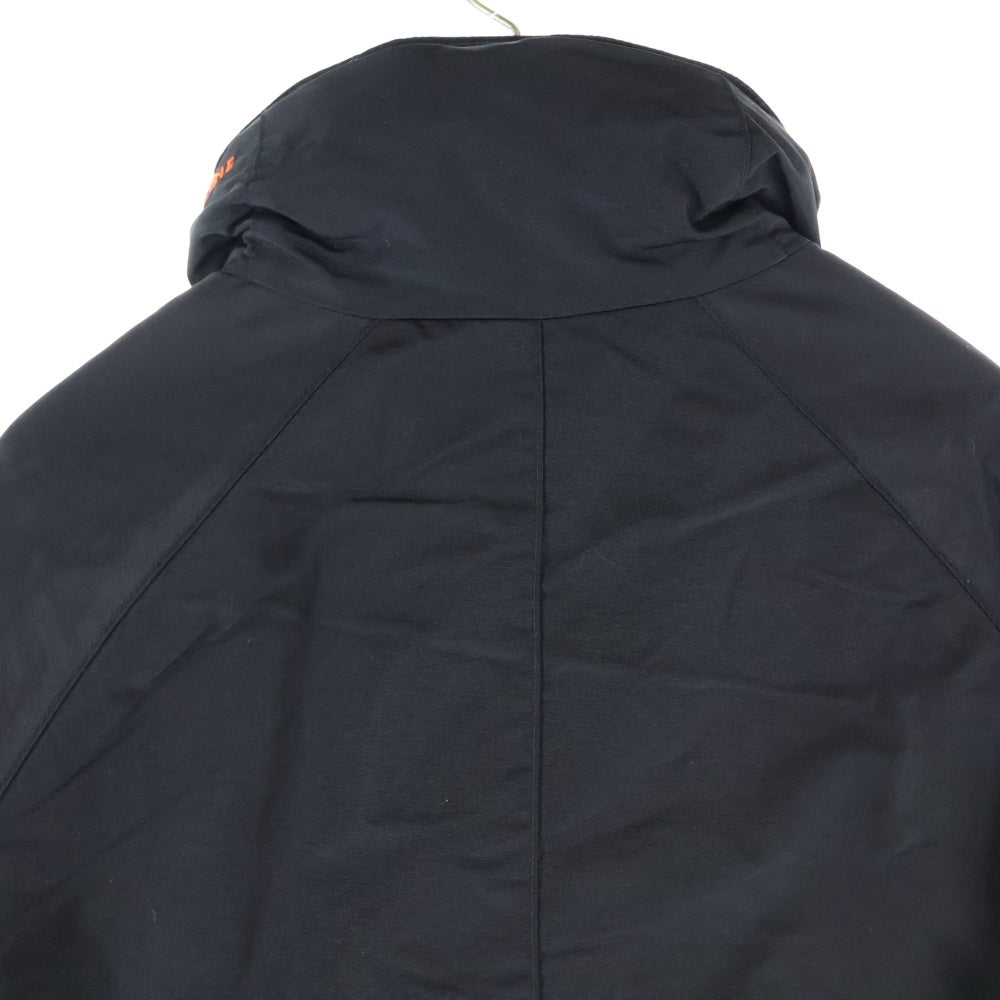 Abercrombie&Fitch(アバクロンビーアンドフィッチ) ジップアップ ナイロン フーデットジャケット ブラック