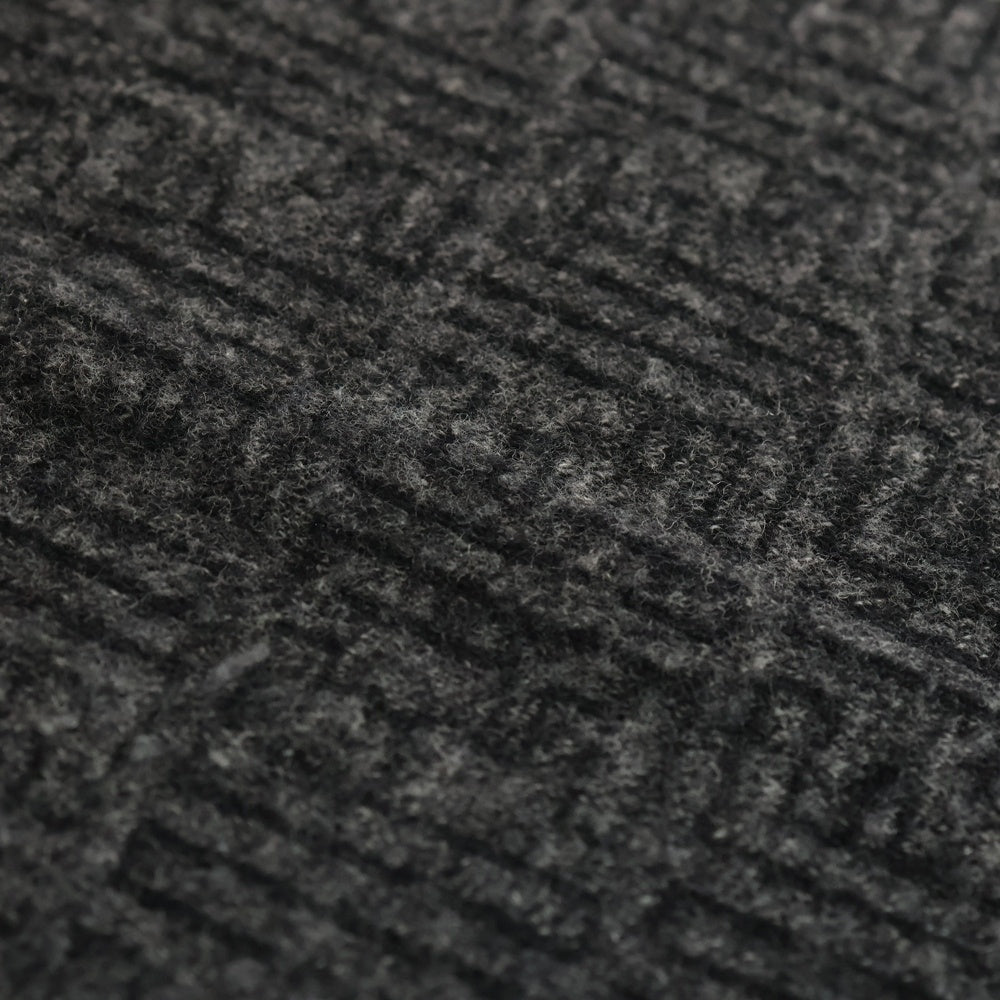 FENDI(フェンディ) FFロゴ総柄 ズッカ柄 ウールマフラー グレー