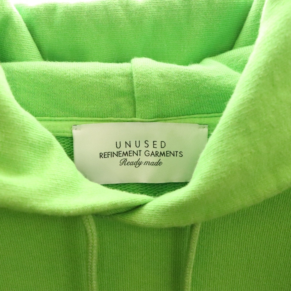 UNUSED(アンユーズド) SWEAT HOODIE レイヤード プルオーバースウェットパーカー フーディー グリーン US1955-C112S4