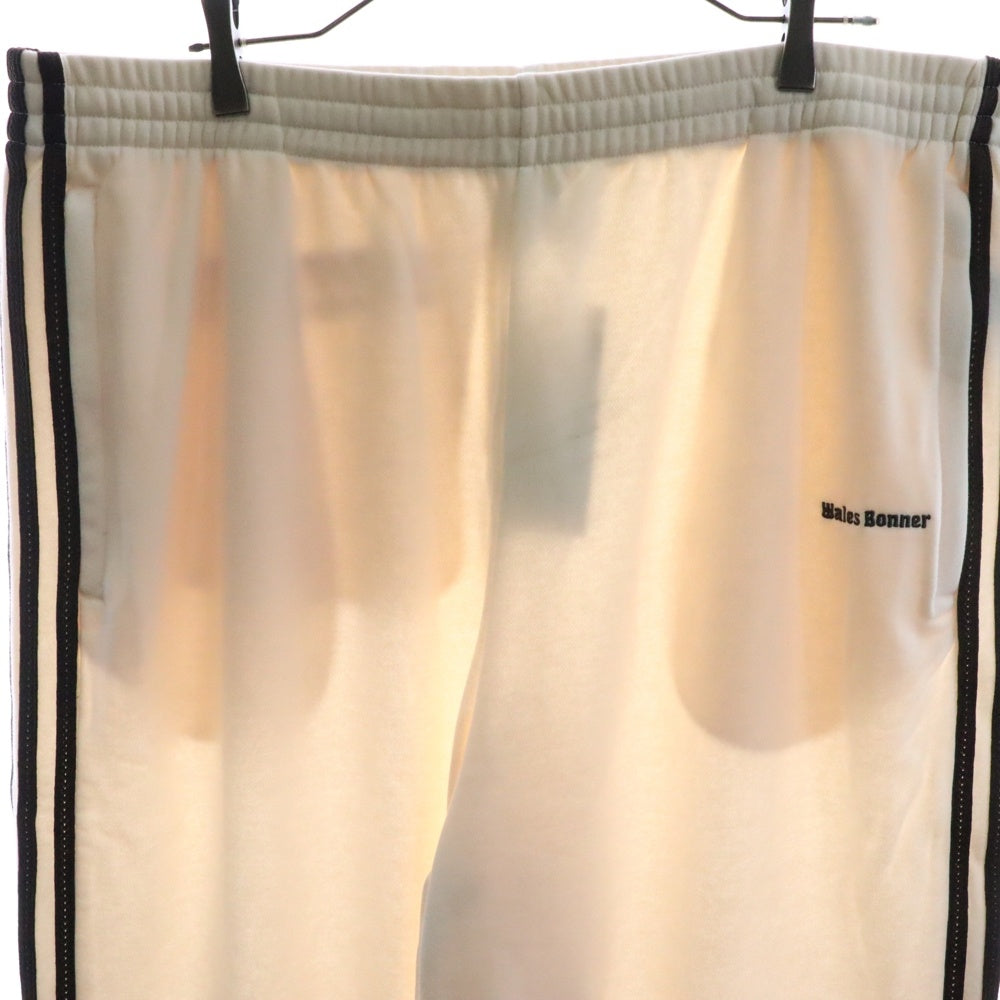 adidas(アディダス) 23AW ×WALES BONNER STATEMENT TRACKSUIT PANTS ウェールズ ボナー スタートメント トラックスーツ イージースウェットパンツ アイボリー IM8395