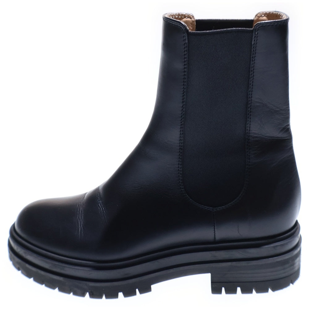 Gianvito Rossi(ジャンヴィト・ロッシ) CHESTER CALF BLACK サイドゴアブーツ ブラック レディース G73462 20GOM