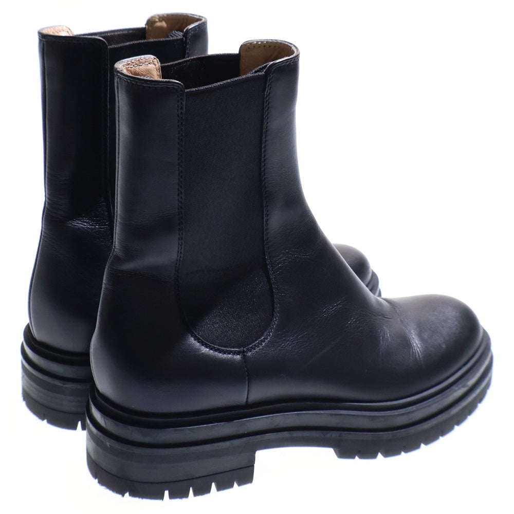 Gianvito Rossi(ジャンヴィト・ロッシ) CHESTER CALF BLACK サイドゴアブーツ ブラック レディース G73462 20GOM