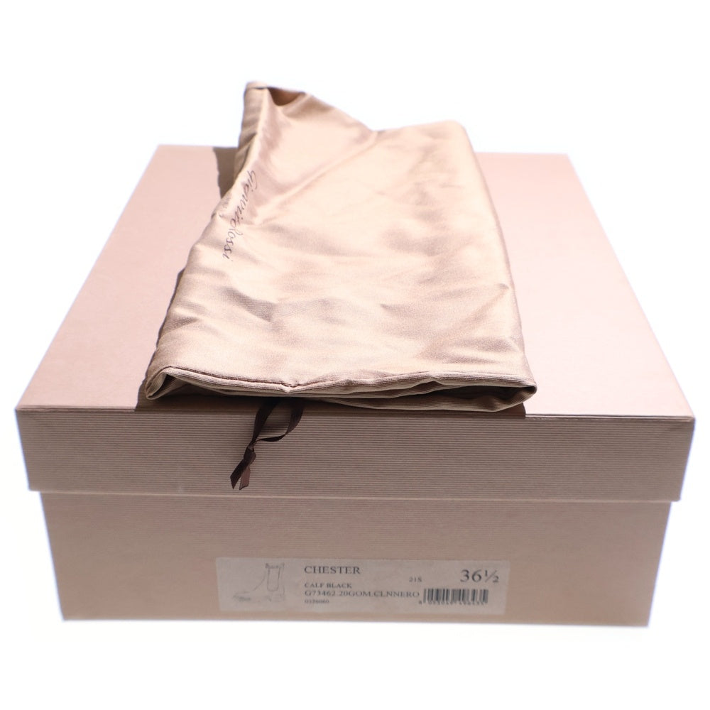 Gianvito Rossi(ジャンヴィト・ロッシ) CHESTER CALF BLACK サイドゴアブーツ ブラック レディース G73462 20GOM