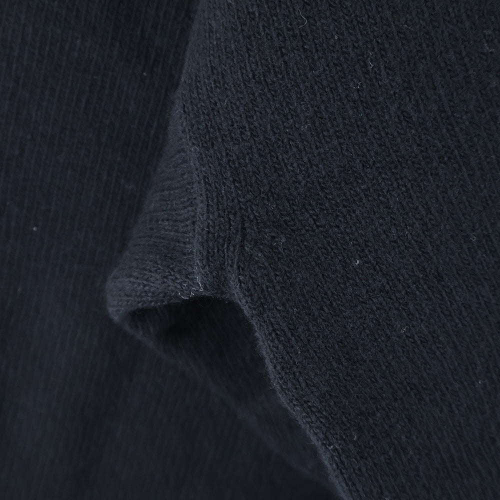 BALENCIAGA(バレンシアガ) ロゴエンブロイダリー タートルネック ニット セーター ブラック/イエロー 542618 T4081