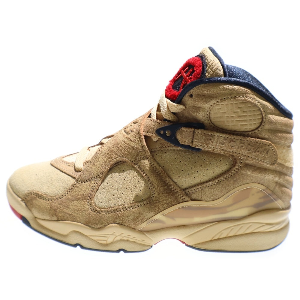 NIKE(ナイキ) RUI HACHIMURA AIR JORDAN8 RETRO SE RUI 八村塁 エアジョーダン8 ハイカットスニーカー ベージュ US7/25cm DO2496-700