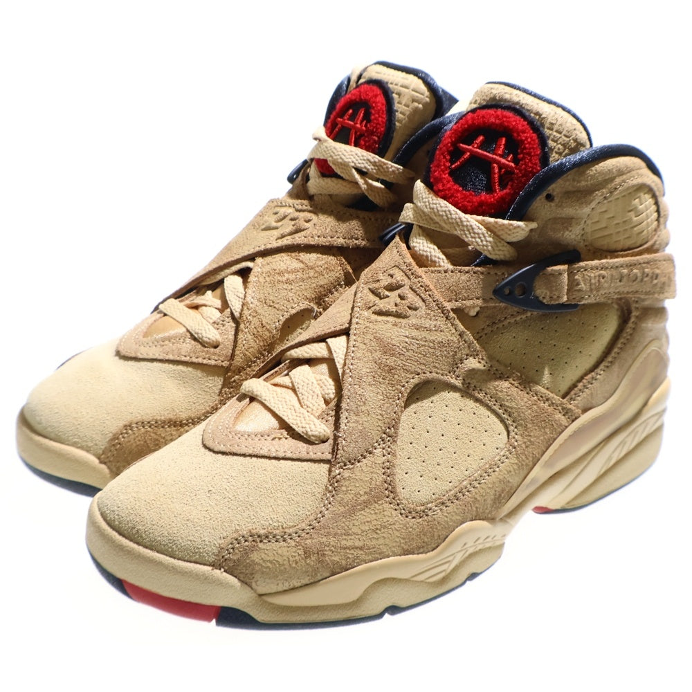 NIKE(ナイキ) RUI HACHIMURA AIR JORDAN8 RETRO SE RUI 八村塁 エアジョーダン8 ハイカットスニーカー ベージュ US7/25cm DO2496-700