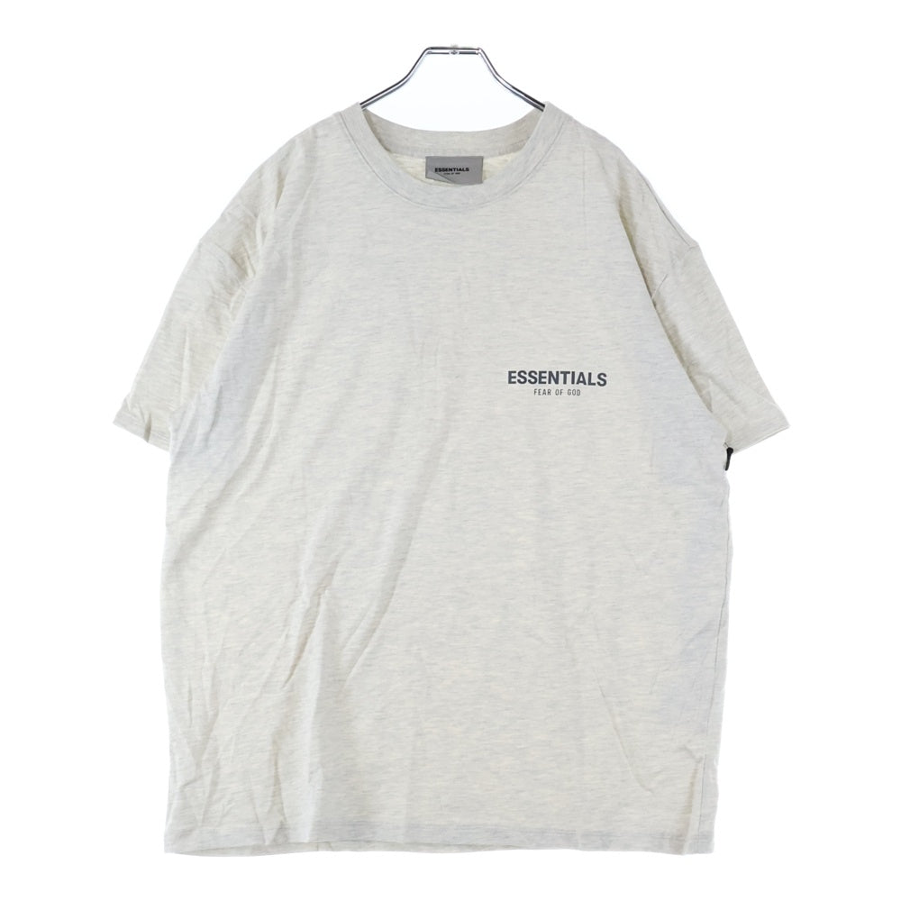 ESSENTIALS FEAR OF GOD(エッセンシャル フィアオブゴッド) Short-Sleeve Tee Light Heather Oatmeal ショート スリーブ ライト ヘザー オートミール ロゴプリント 半袖Tシャツ 125SU212062F