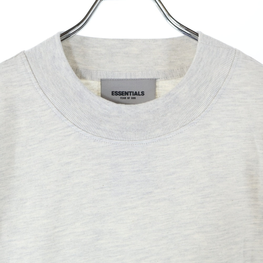 ESSENTIALS FEAR OF GOD(エッセンシャル フィアオブゴッド) Long-Sleeve Tee Light Heather Oatmeal ロング スリーブ ライト ヘザー オートミール ロゴプリント 長袖Tシャツ 125SU212082F