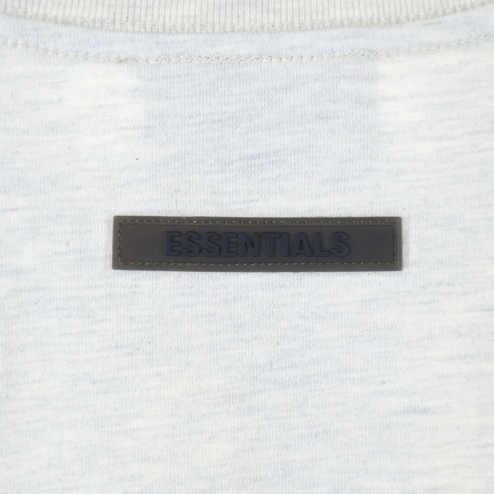 ESSENTIALS FEAR OF GOD(エッセンシャル フィアオブゴッド) Long-Sleeve Tee Light Heather Oatmeal ロング スリーブ ライト ヘザー オートミール ロゴプリント 長袖Tシャツ 125SU212082F