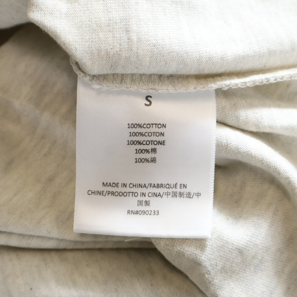 ESSENTIALS FEAR OF GOD(エッセンシャル フィアオブゴッド) Long-Sleeve Tee Light Heather Oatmeal ロング スリーブ ライト ヘザー オートミール ロゴプリント 長袖Tシャツ 125SU212082F