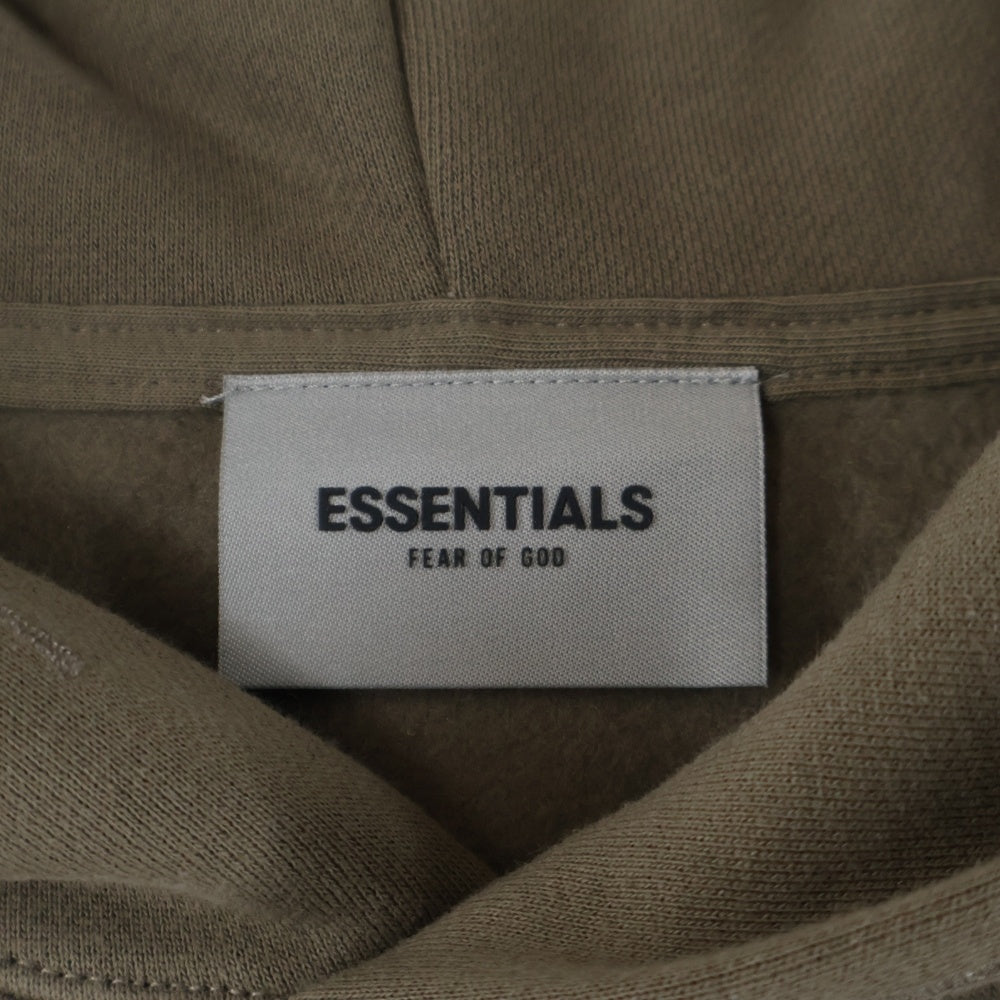 ESSENTIALS FEAR OF GOD(エッセンシャル フィアオブゴッド) Pullover Hoodie Harvest プルオーバー ハーベスト 背面ロゴプリント フーデット スウェットパーカー ブラウン 192SU212001F
