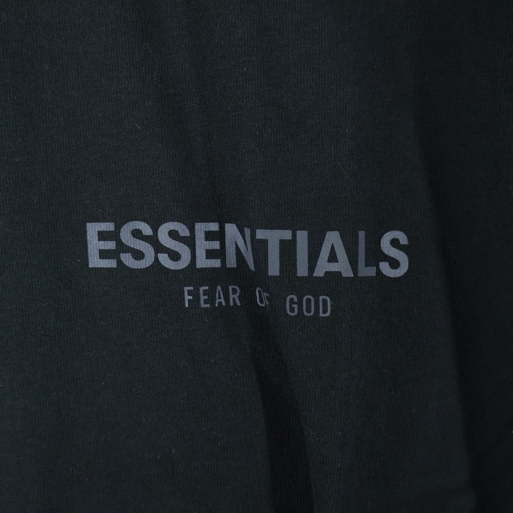 ESSENTIALS FEAR OF GOD(エッセンシャル フィアオブゴッド) Long-Sleeve Tee Black ロング スリーブ ブラック ロゴプリント 長袖Tシャツ カットソー ブラック 125SU212080F