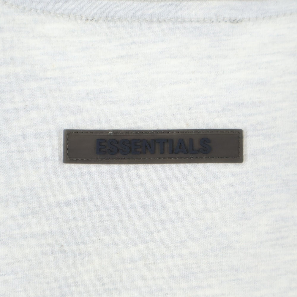 ESSENTIALS FEAR OF GOD(エッセンシャル フィアオブゴッド) Long-Sleeve Tee Light Heather Oatmeal ロングスリーブ ライト ヘザー オートミール ロゴプリント 長袖Tシャツ 125SU212082F