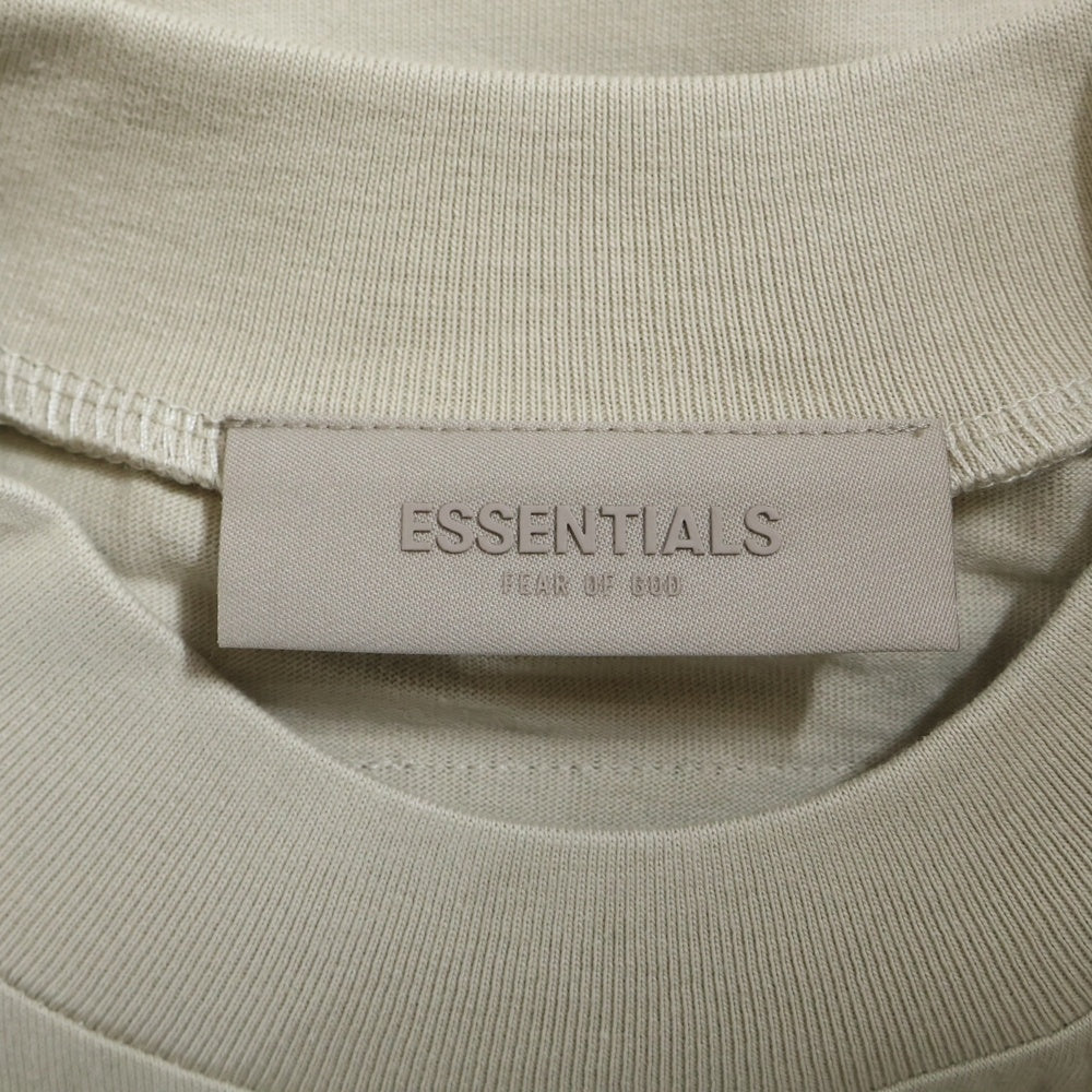 ESSENTIALS FEAR OF GOD(エッセンシャル フィアオブゴッド) Essentials Tee Wheat エッセンシャル ウィート ロゴプリント 半袖Tシャツ カットソー ベージュ 125BT212007F
