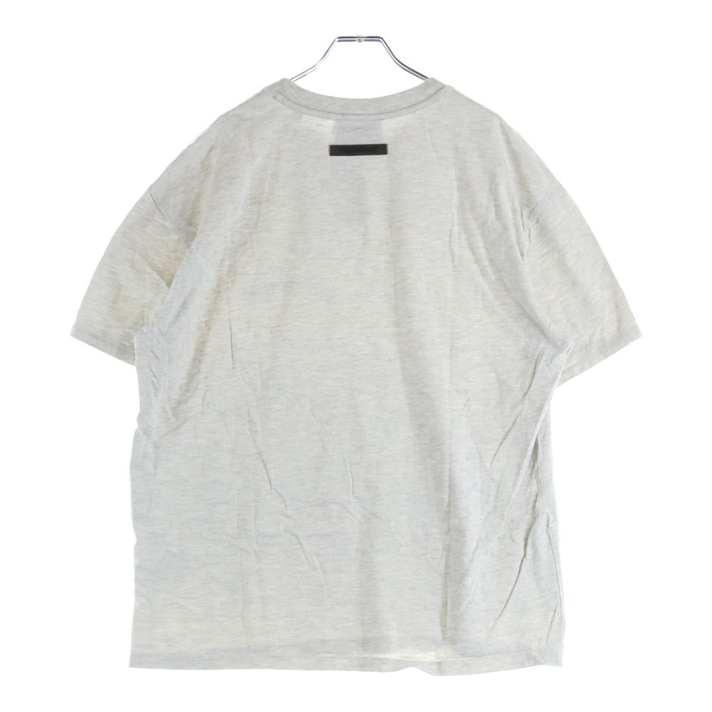 ESSENTIALS FEAR OF GOD(エッセンシャル フィアオブゴッド) Short-Sleeve Tee Light Heather Oatmeal ショート スリーブ ライト ヘザー オートミール ロゴプリント 半袖Tシャツ 125SU212062F