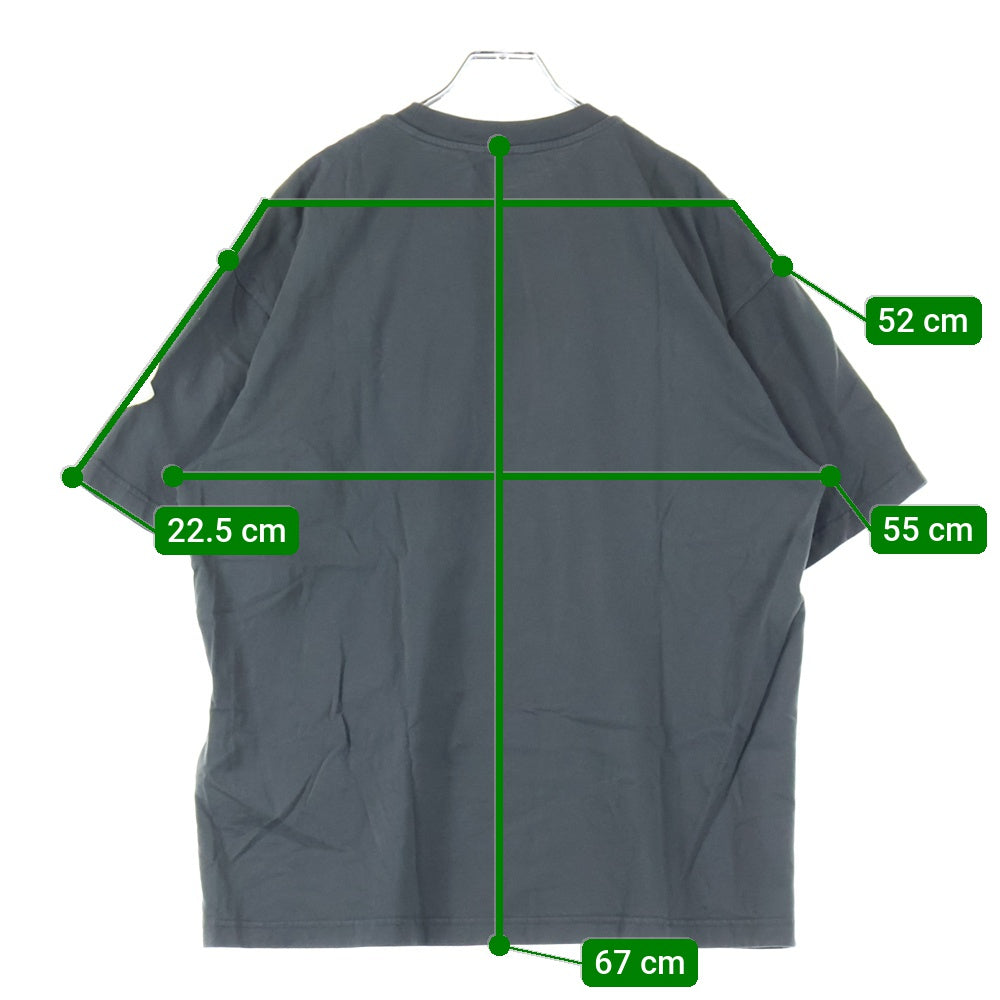 MONCLER(モンクレール) 20SS MAGLIA T-SHIRT 袖ロゴパッチ 半袖Tシャツカットソー チャコールグレー F10928C70000 V8136