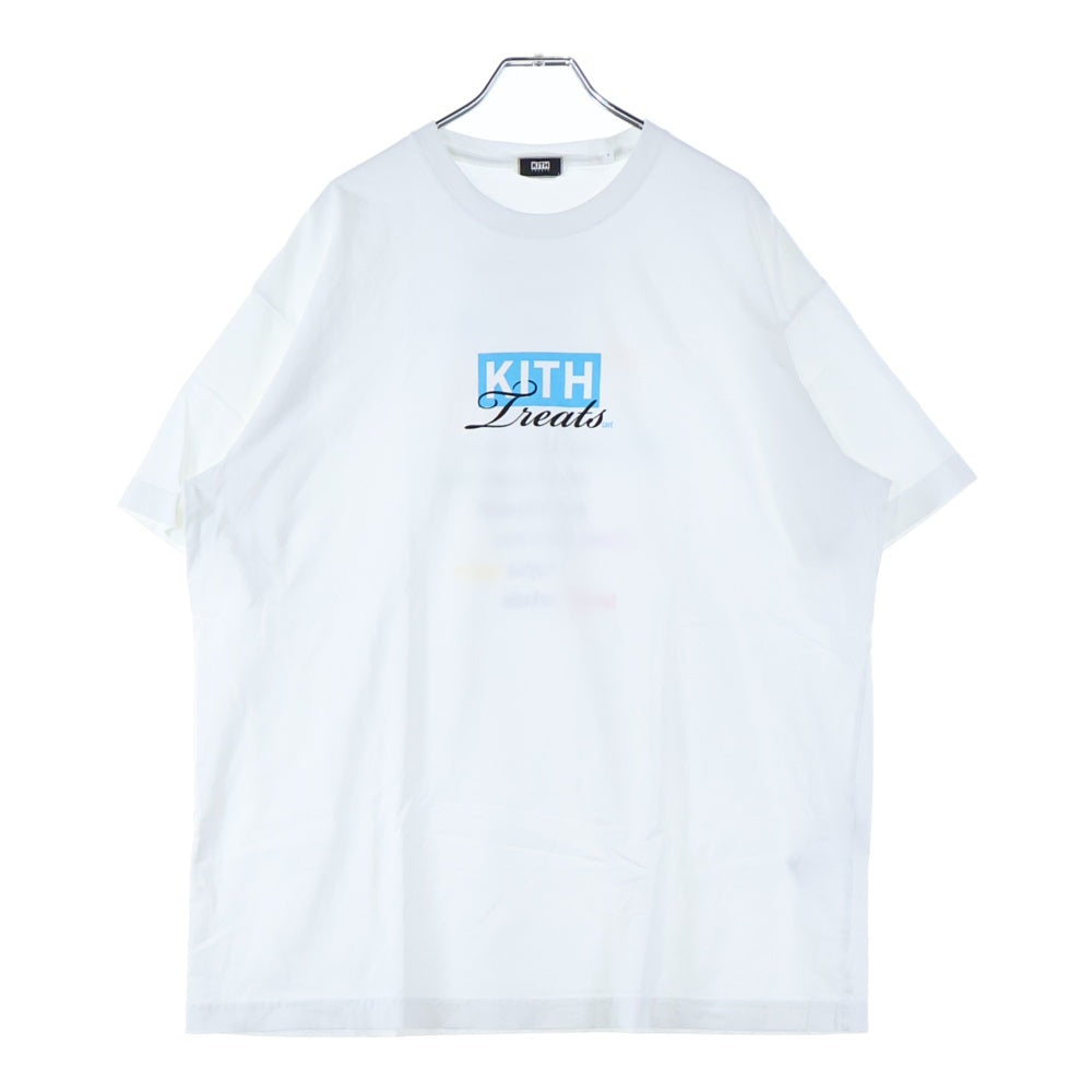 KITH(キス) Treats Cafe Tee White トリーツ カフェ ロゴプリント 半袖Tシャツ カットソー ホワイト KHT030083