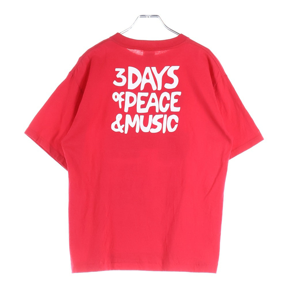 VINTAGE(ヴィンテージ) 00S VINTAGE WOODSTOCK ウッドストック ヴィンテージ プリントTシャツ 半袖カットソー レッド