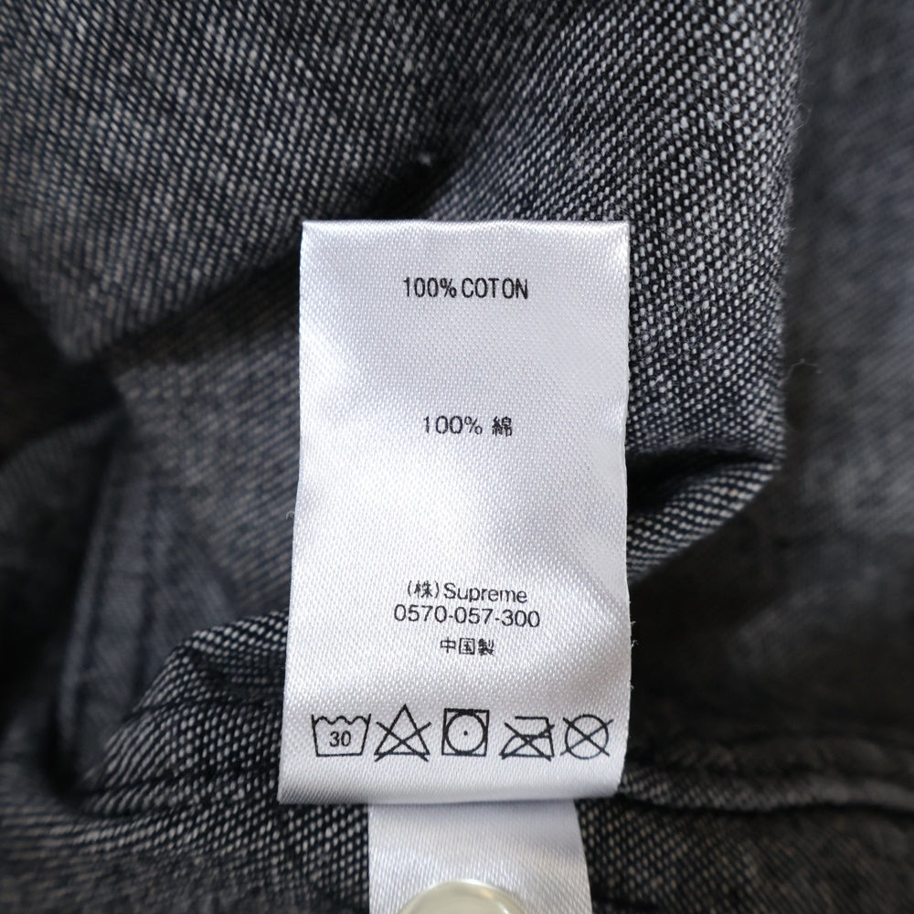 SUPREME(シュプリーム) 18SS Polka Dot Denim Shirt ポルカドット デニム半袖シャツ ブラック