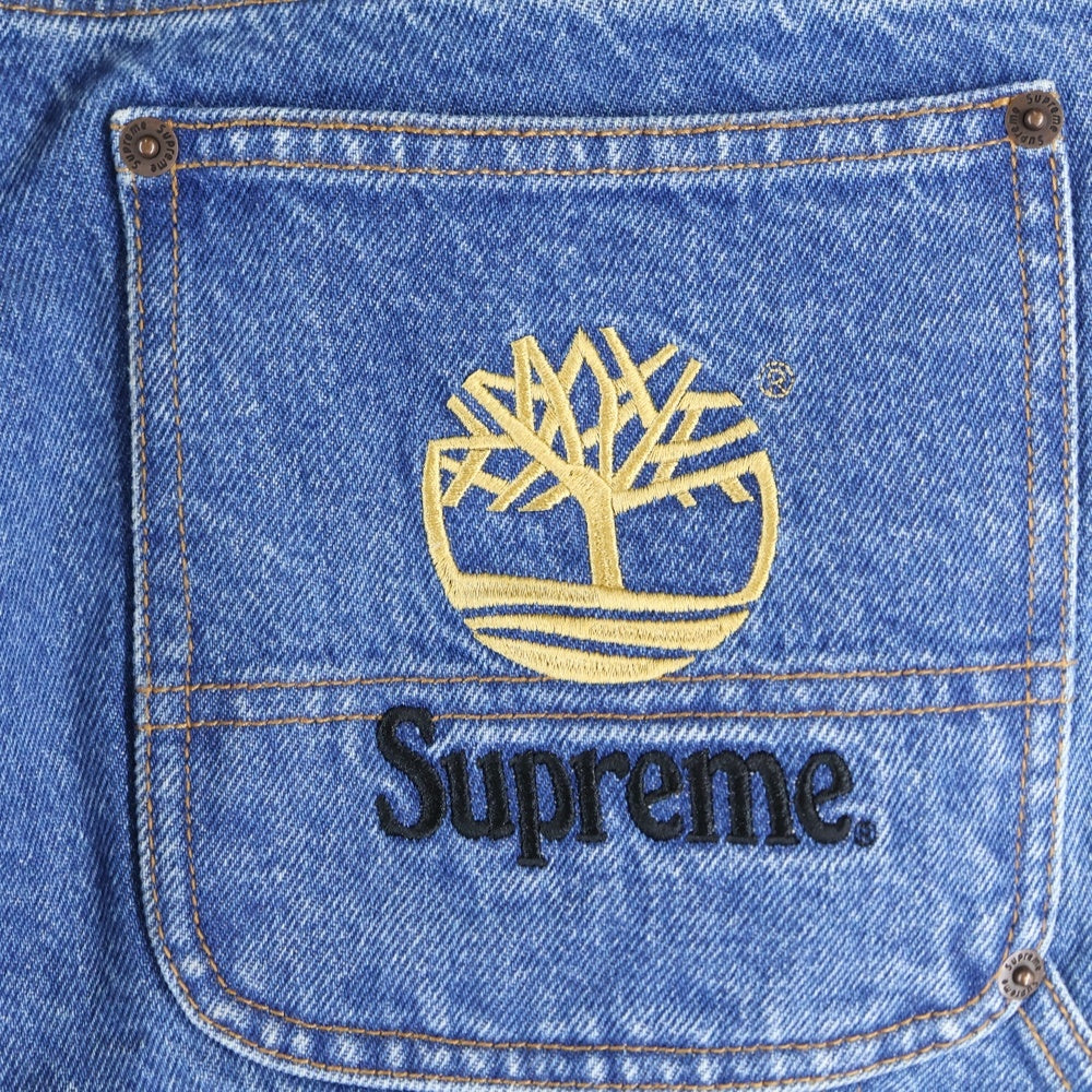 SUPREME(シュプリーム) 21SS ×TIMBERLAND Double Knee Painter Pant Denim ティンバーランド ダブルニー ペインターデニムパンツ ジーンズ インディゴ