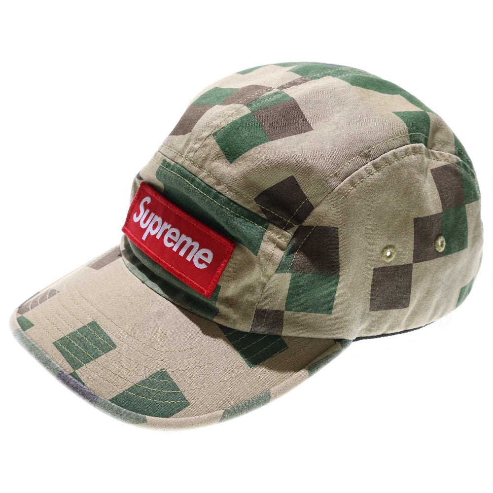 SUPREME(シュプリーム) 20AW Military Camp Cap ミリタリー キャンプ カモ柄キャップ 帽子 カーキ