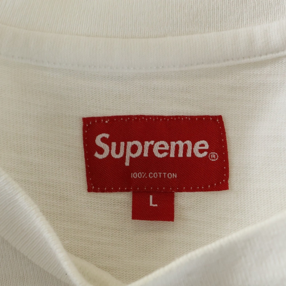 SUPREME(シュプリーム) Pocket Tee クルーネック半袖ポケットTシャツ カットソー ホワイト