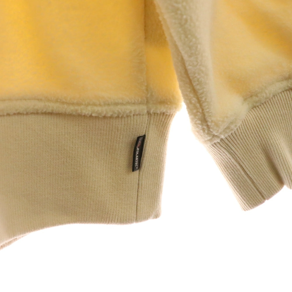 SUPREME(シュプリーム) 18AW Polartec Hooded Sweatshirt ポーラテック フーデッド プルオーバースウェットパーカー フーディー アイボリー