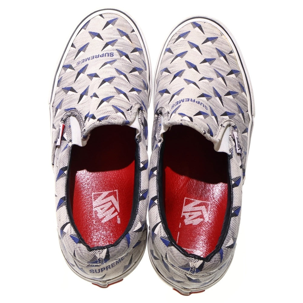 SUPREME(シュプリーム) 19SS ×VANS Diamond Plate Slip-On Pro バンズ ダイヤモンド プレート スリッポン プロ ローカットスニーカー ホワイト US10.5/28.5cm
