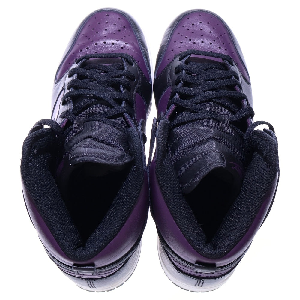 NIKE(ナイキ) ×FRAGMENT DUNK HIGH CITY PACK BEIJING フラグメント ダンク シティ パック 北京 ハイカットスニーカー ブラック/パープル US10/28cm DJ0382-600